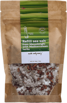 Sea Salt Mediterranean Herbs Mill - Refill
