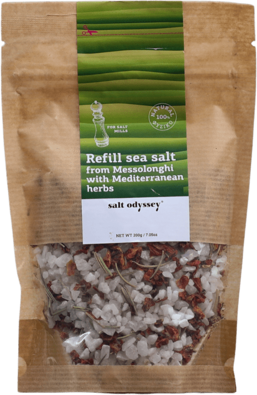 Sea Salt Mediterranean Herbs Mill - Refill