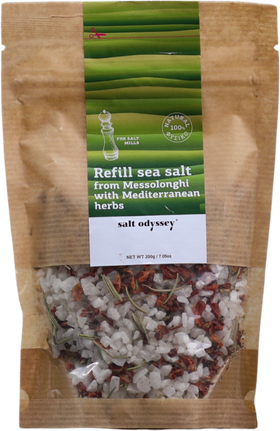 Sea Salt Mediterannean Herbs Mill