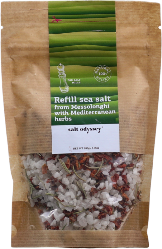 Sea Salt Mediterannean Herbs Mill