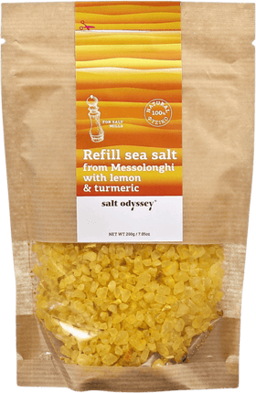 Sea Salt With Turmeric &  Lemon  Mill - Refill