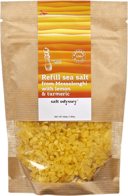 Sea Salt With Turmeric &  Lemon  Mill - Refill