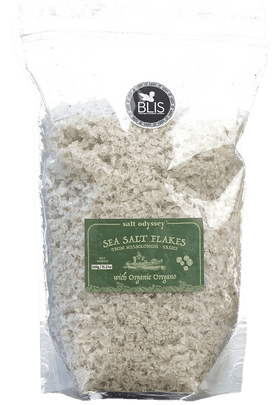 Sea Salt Flakes Infused Organic Oregano - Restaurant size