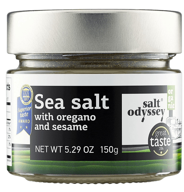 Pure Sea Salt with Organic Oregano & Sesame