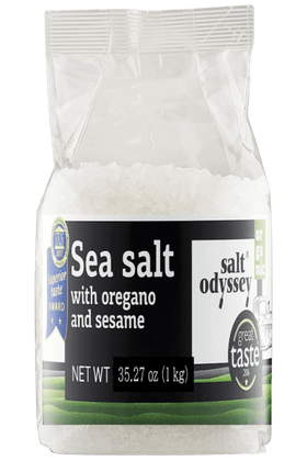 Pure Sea Salt with Organic Oregano & Sesame - Restaurant size