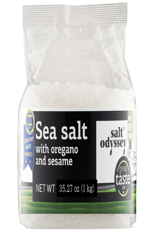Pure Sea Salt with Organic Oregano & Sesame - Restaurant size