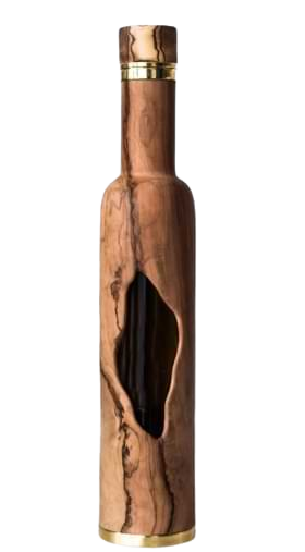 Olive Wood Bottle - Tree hallow