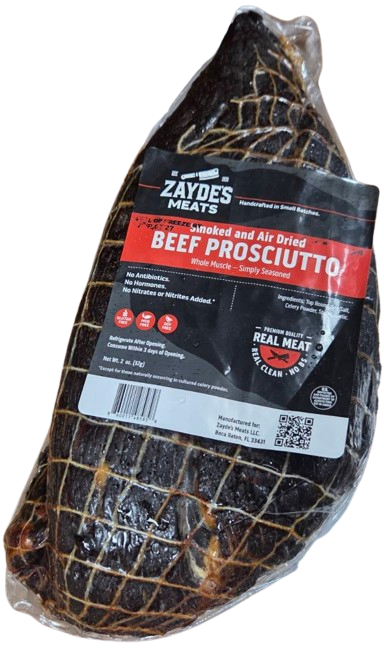 Smoked & Air-Dried Beef Prosciutto – Crafted from Premium Top Round