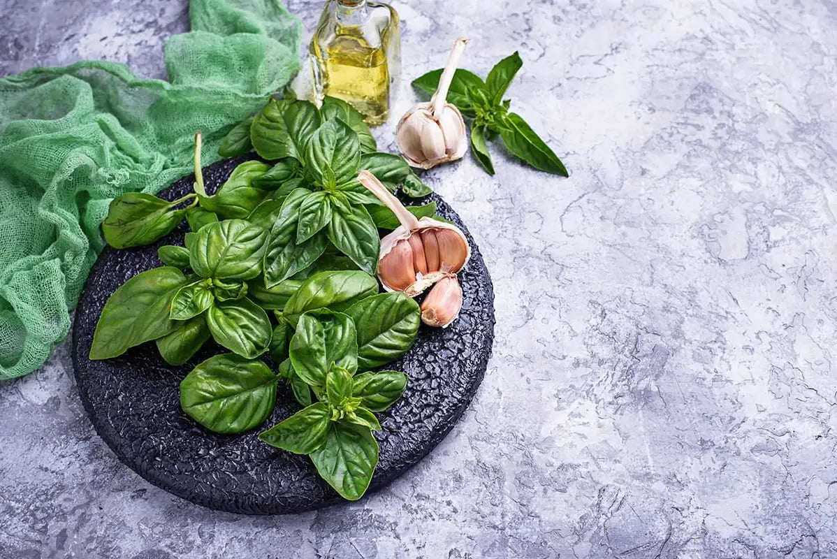 Sea Salt Flakes Basil & Garlic mood image 1