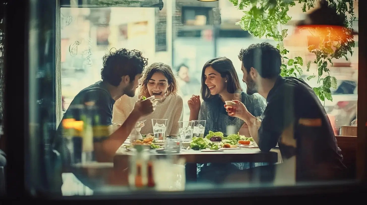 People in a restaurant